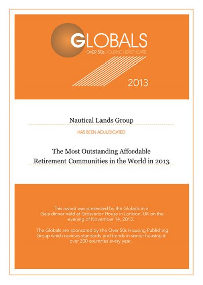 Global Awards Nautical Lands Group 2013