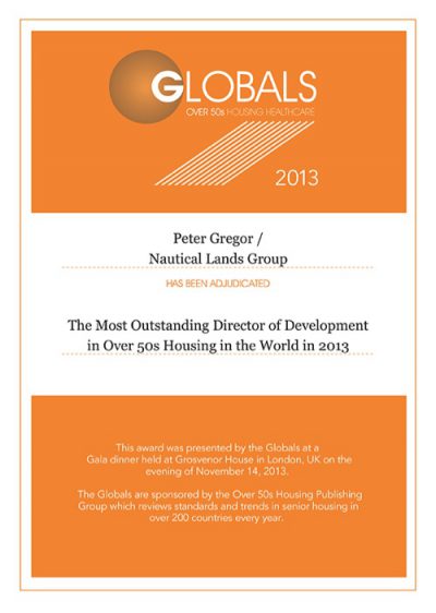 Global Awards Peter Gregor 2013