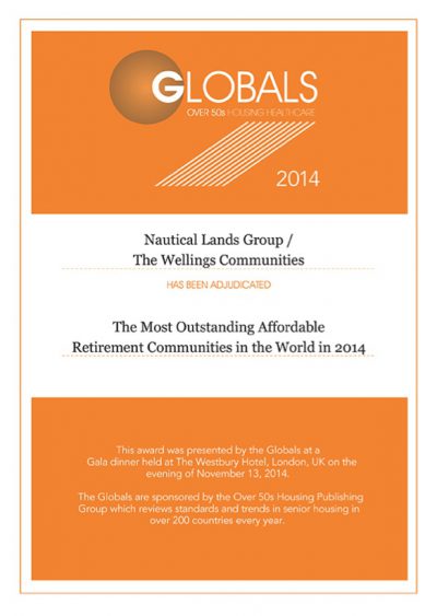 Global Awards The Wellings Community 2014